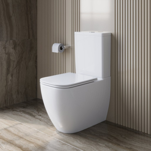 Унитаз компакт BelBagno Luce BB2197CP-TOR/SC безободковый - фото 2
