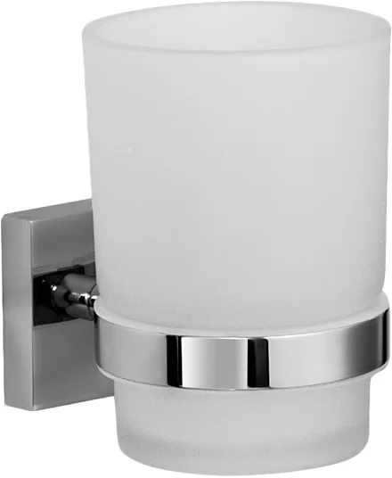 Стакан для ванной IDDIS Edifice матовое стекло - фото 1