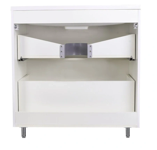 Тумба под раковину напольная Style Line Каре 80 см белая, комплект (набор) - фото 8