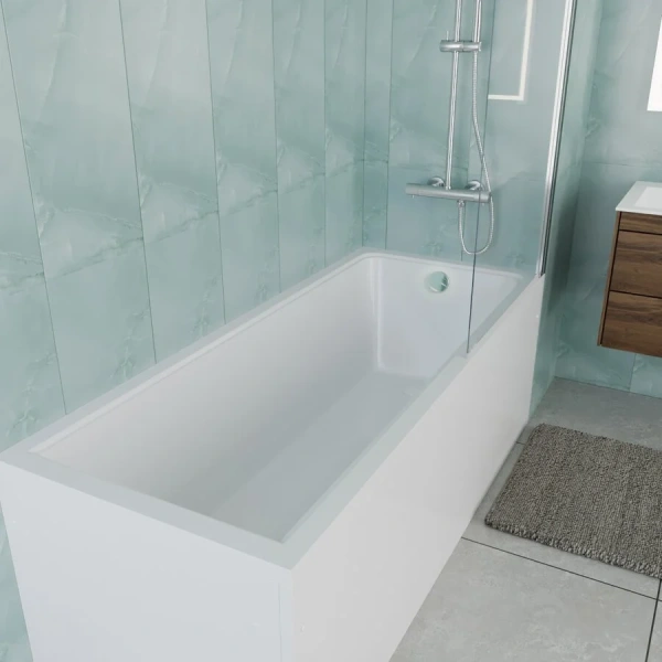 Ванна акриловая Vincea VBT-2G170-FR, 170 x 70 см, белая - фото 3