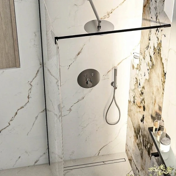 Верхний душ Kerama Marazzi Eterna нержавеющая сталь, в наличии - фото 5