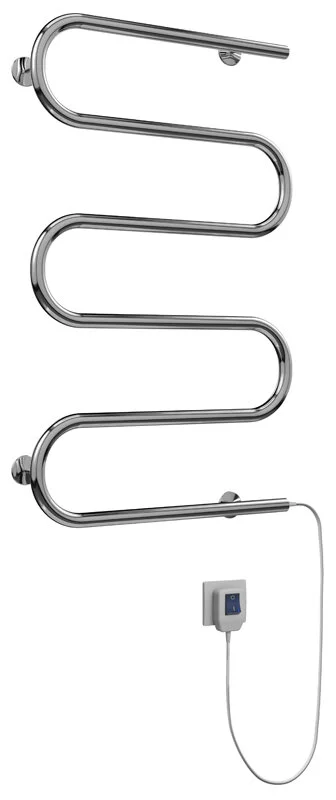 Полотенцесушитель электрический Terminus Ш-образный 500x800 хром - фото 3