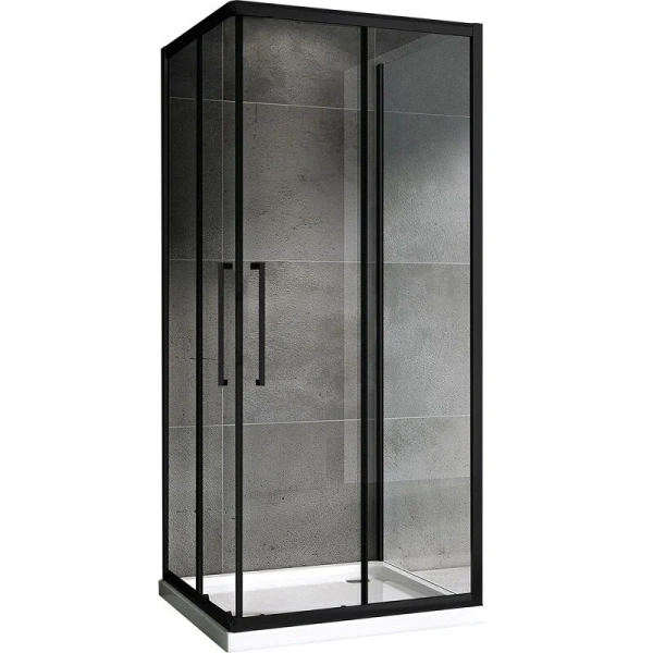 Душевой уголок Abber Schwarzer Diamant 90х90 см стекло прозрачное - фото 1