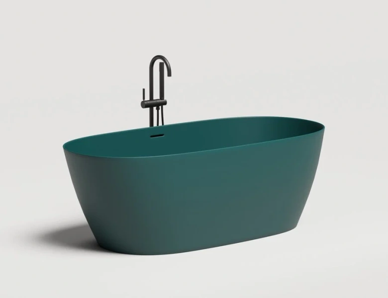 Ванна из искусственного камня Salini Sofia 170 см Sapirit глянцевый, отдельностоящие - фото 7