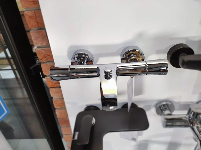 Смеситель для ванны Kludi Zenta хром, настенные - фото 5