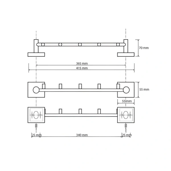 Крючок для ванной Bemeta Beta хром - фото 2