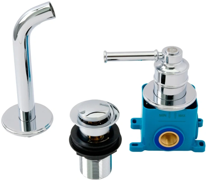 Смеситель для раковины Migliore Ermitage Mini хром, округлая форма, с донным клапаном - фото 5