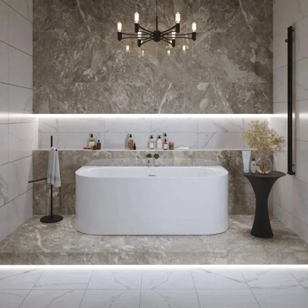 Ванна акриловая Grossman Cristal GR-16073, 160 x 80 см, белая - фото 3