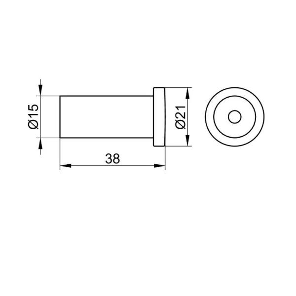 Крючок для полотенца, нерж. сталь, Keuco Plan, по запросу - фото 2