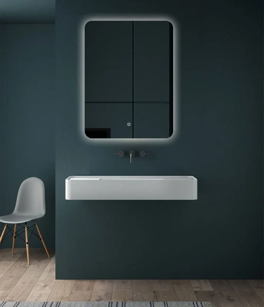 Зеркало с подсветкой Vincea 60 см c сенсорным выключателем и диммером, без функции антизапотевания, прямоугольные - фото 6