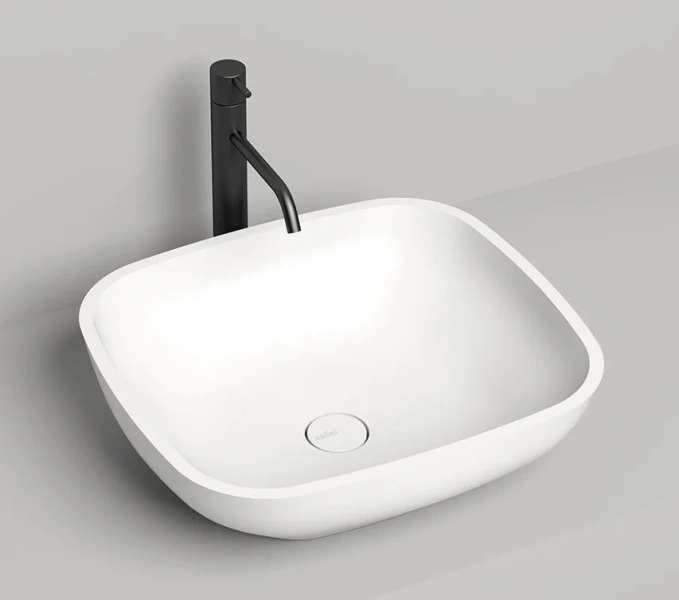 Раковина Salini Gloria 08 50 см белый матовый - фото 2