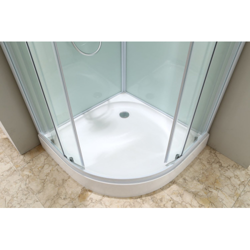 Душевая кабина Black&White Galaxy G8501 90x90 см профиль хром, с раздвижными дверьми - фото 6