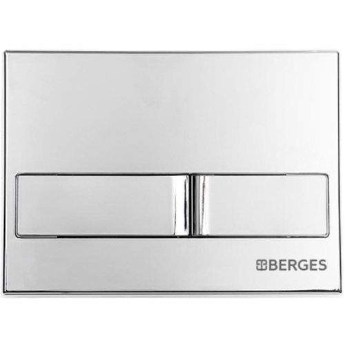 Клавиша смыва BERGES Novum L3 хром глянец - фото 1