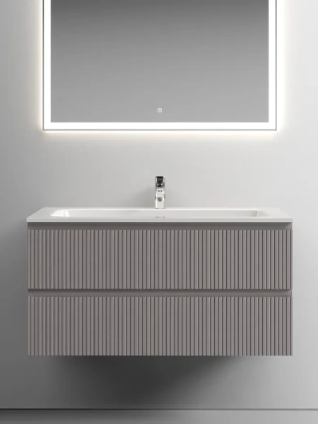 Тумба под раковину подвесная Sancos Snob T 100 см doha soft, подвесная, пристенная - фото 4