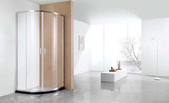 Душевой уголок Акватек 80x80 см профиль хром, стекло прозрачное, 80х80 - фото 5