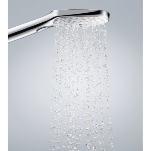 Лейка для душа Hansgrohe Raindance Select E белая/хром, хром - фото 3