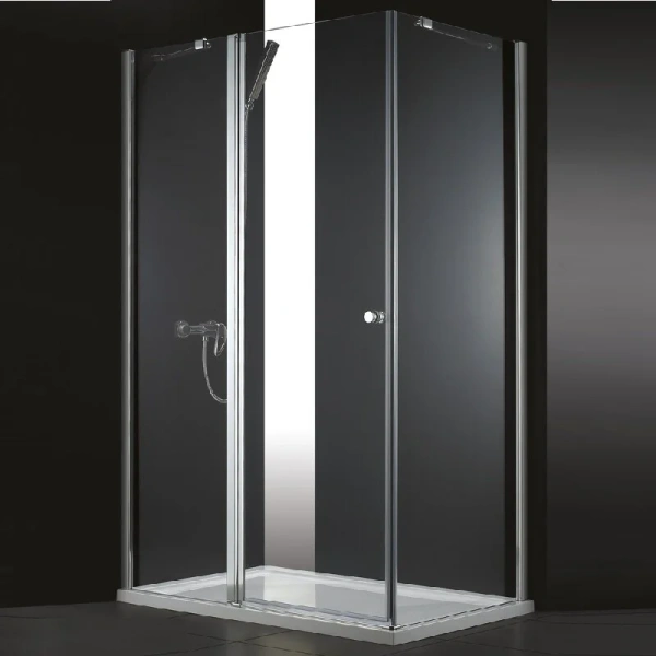 Душевой уголок Cezares Elena 100x90 см стекло прозрачное - фото 1