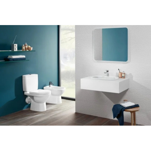 Унитаз напольный Villeroy&Boch O.novo 565810, с боковым подводом воды, с задним подводом воды - фото 8