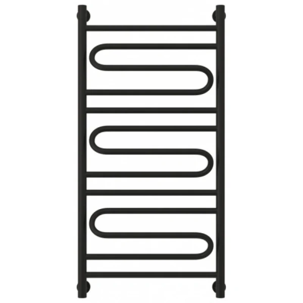 Полотенцесушитель водяной Сунержа Элегия+ 50х100 см черный матовый, черный - фото 3