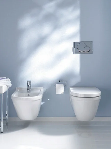 Унитаз подвесной Compact Duravit Starck 3 2202090000, круглой формы - фото 8