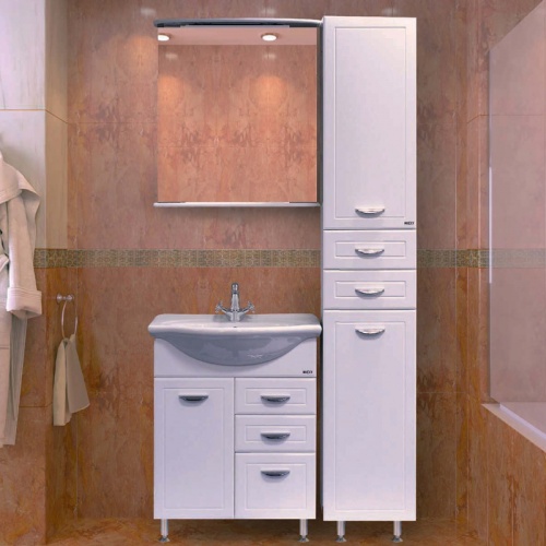Шкаф-пенал для ванной Misty Дрея Э-Дре05035 - фото 2