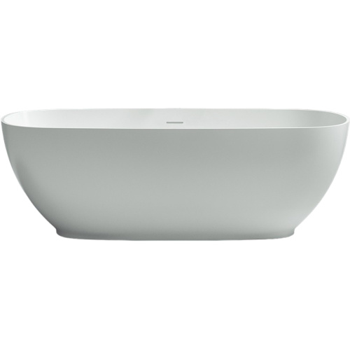 Ванна отдельностоящая из искусственного камня, белая глянцевая, Artceram Hoop - фото 1