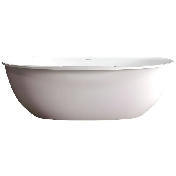 Ванна из искусственного камня Abber Stein 170x85 см белая матовая - фото 1