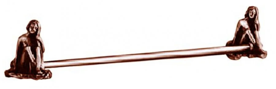 Полотенцедержатель, медь, Art&Max Juno - фото 1