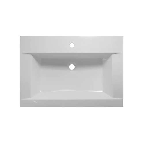 Раковина мебельная Misty Рава 70 см белая, в наличии - фото 2