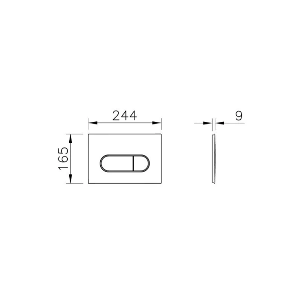 Клавиша смыва VitrA Root Round никель - фото 2