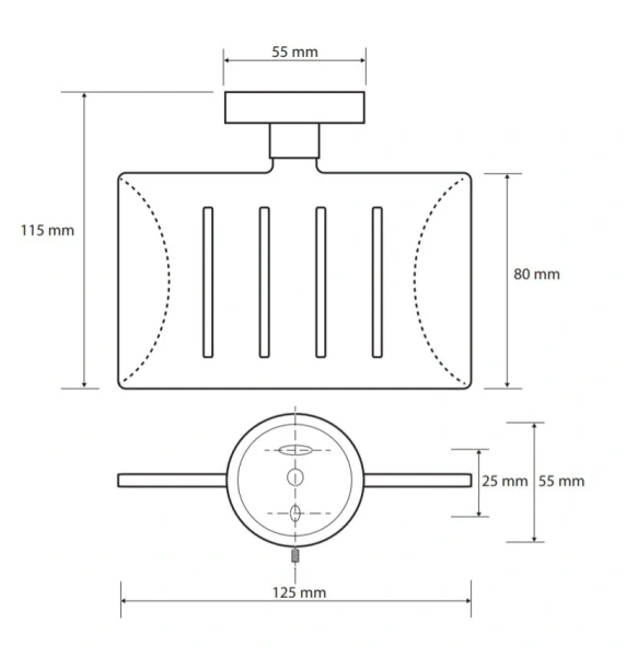 Мыльница Bemeta Neo хром - фото 2