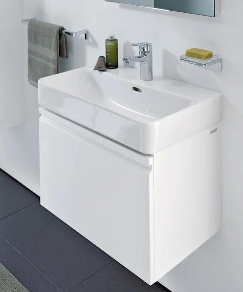 Раковина Laufen Pro S 45 см с отверстием для смесителя с отверстием перелива, белые - фото 4