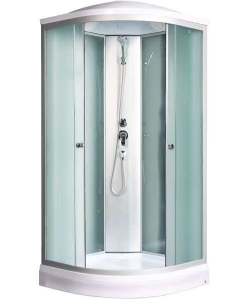 Душевая кабина River Nara Light XL 80x80 см стекло матовое - фото 1