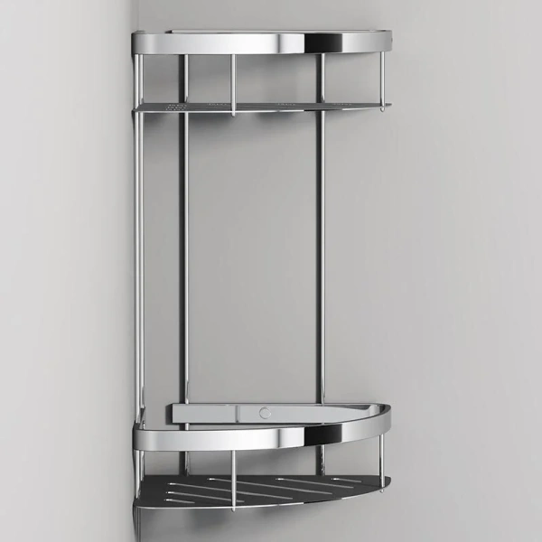 Полочка для ванной AM.PM Sense L угловая двухъярусная, настенные - фото 5