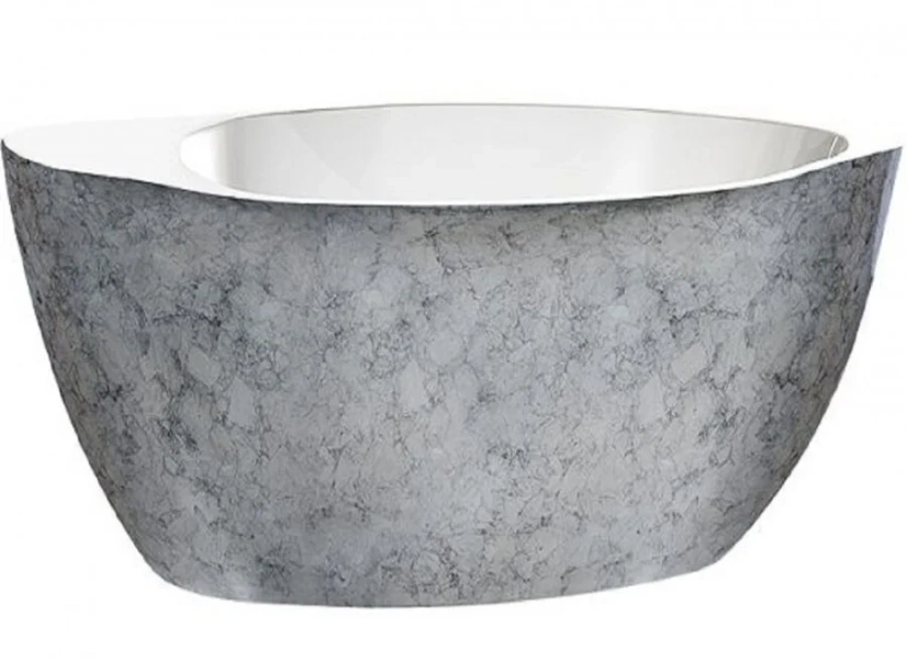 Ванна акриловая, цвет Treasure Silver, Lagard Versa - фото 3