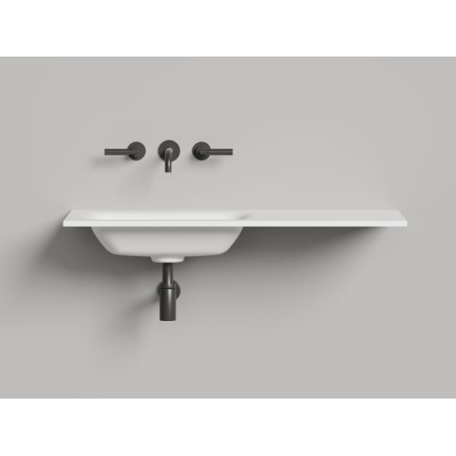 Раковина Salini Onda Flow Round 200 см белый матовый - фото 2