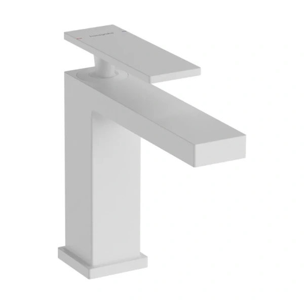 Смеситель для раковины Hansgrohe Tecturis E матовый белый - фото 1