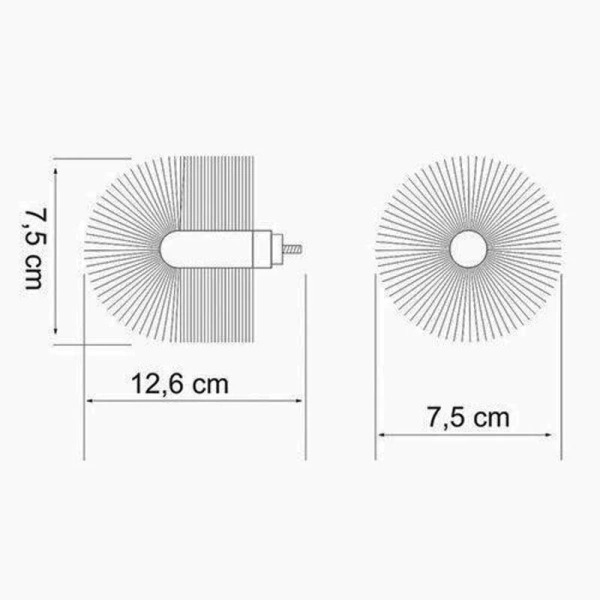 Щетка для ершика WasserKRAFT K-01 запасная - фото 3