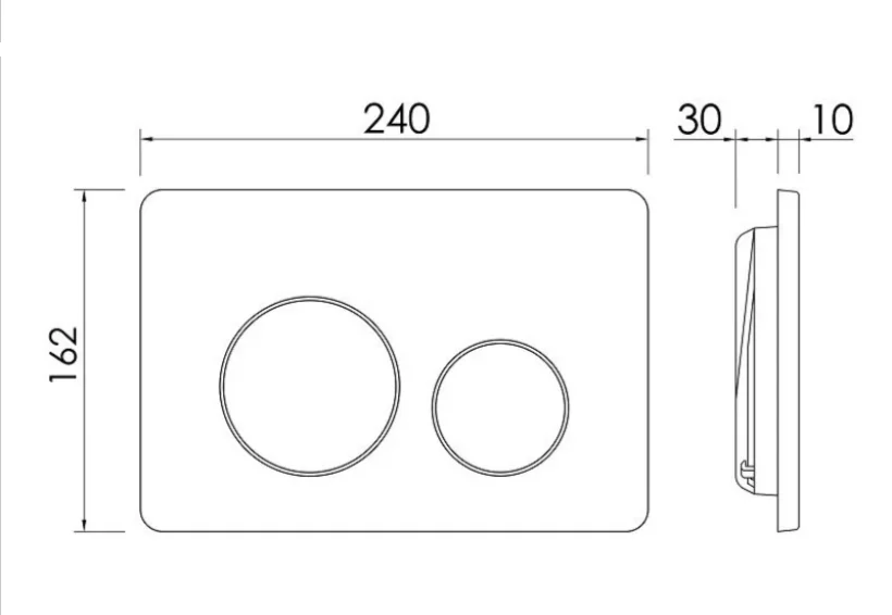 Унитаз с инсталляцией Ceramica Nova New Day кнопка хром index_2 - фото 5