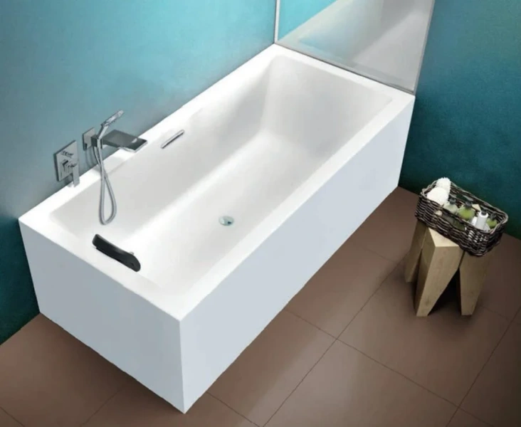 Акриловая ванна Riho Rething Cubic 180 x 80 см, белая матовая, B106001105 - фото 1