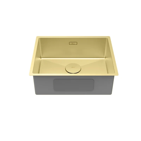 Мойка для кухни Lemark Olanga 54 см светлое золото, прямоугольной формы - фото 4