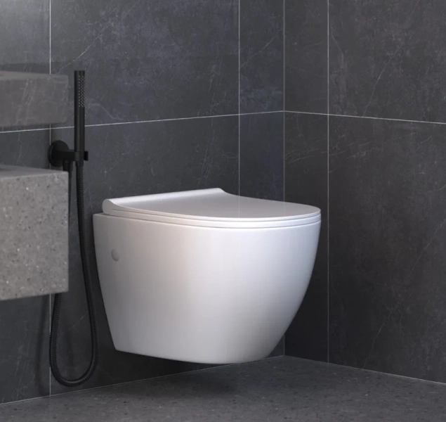 Унитаз с инсталляцией BERGES Okus клавиша хром глянец, нет в наличии index_2 - фото 9