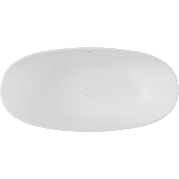 Ванна Allen Brau Krion Oval 2.35003.21, 170 х 80 см, искусственный камень, цвет белый матовый, без гидромассажа - фото 6