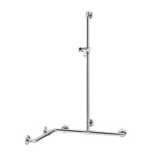 Поручень со штангой для душа Keuco Plan 34915 80х80 см - фото 4