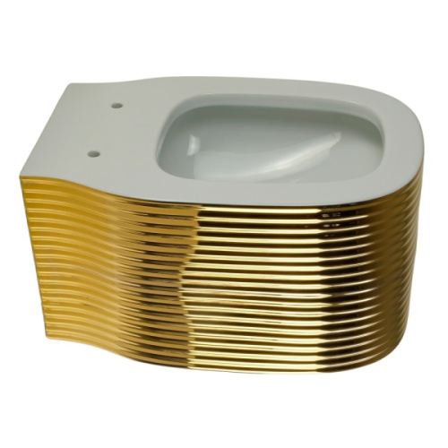 Унитаз подвесной Migliore Mare золото - фото 3