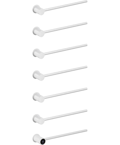 Полотенцесушитель электрический Boheme Stick 45x5 см базовый элемент, белый - фото 4
