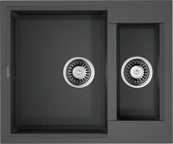 Мойка для кухни Omoikiri Sakaime 60-2-PL 60 см платина - фото 1