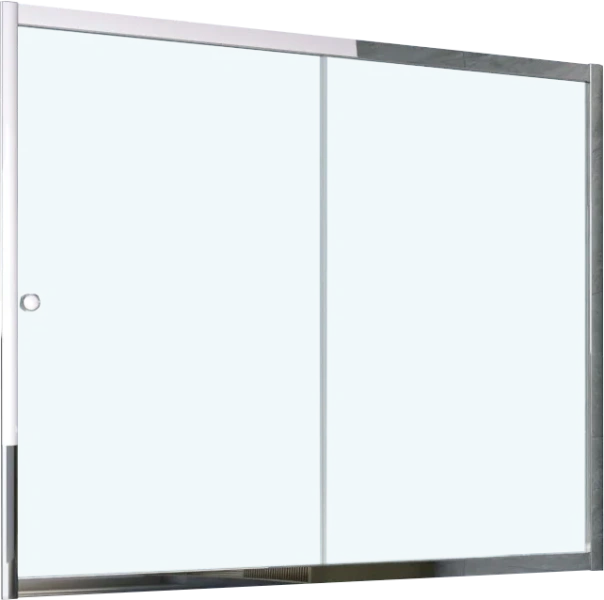 Душевая шторка на ванную стекло прозрачное Vegas-glass ZV 170 01, раздвижные - фото 4