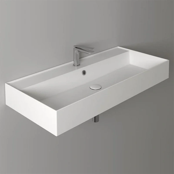 Раковина Simas Agile 101 см с отверстием под смеситель - фото 1