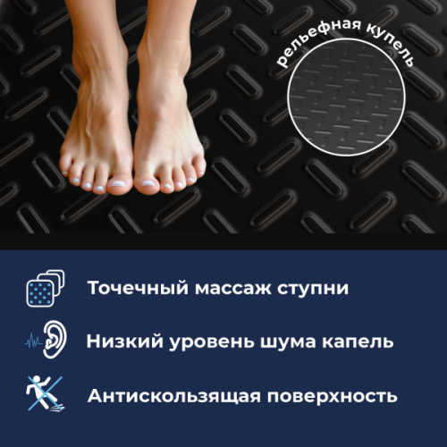 Душевой поддон RGW CER CR B 90x90 см квадратный черный, в наличии - фото 7